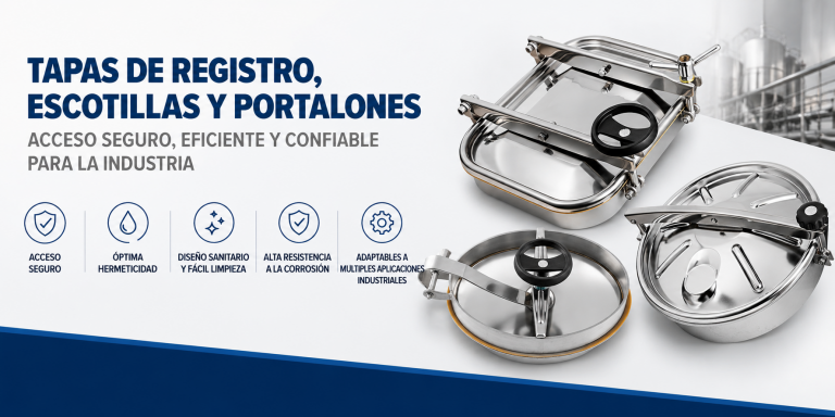 Tapas de registro, escotillas y portalones